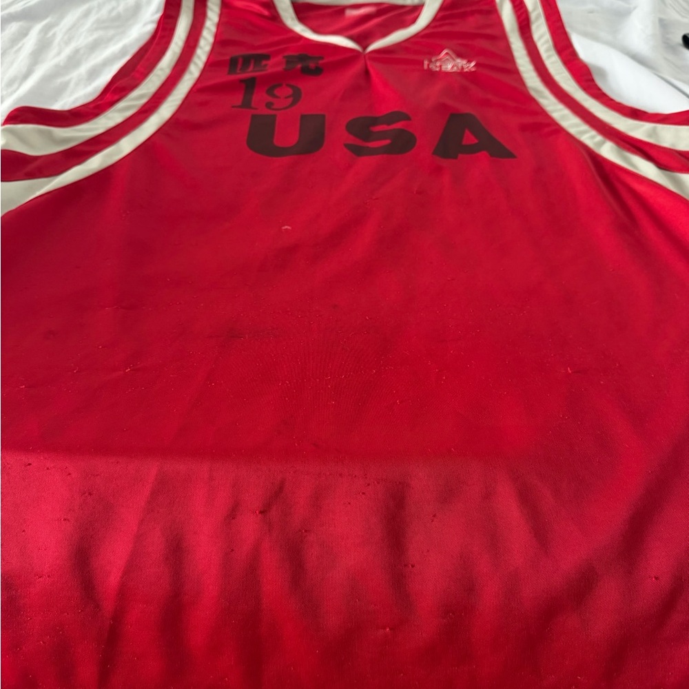 Peak Red USA Basketball Jersey - Picture 2 of 3